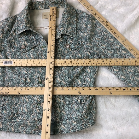 Anthropologie Jean Jacket Medium Pilcro Letter - Picture 5 of 8